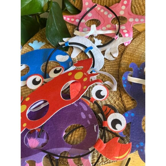 Pack of Under the Sea animal headbands and masks - Picture 8 of 8